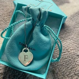 Tiffany’s Silver Initial Necklace